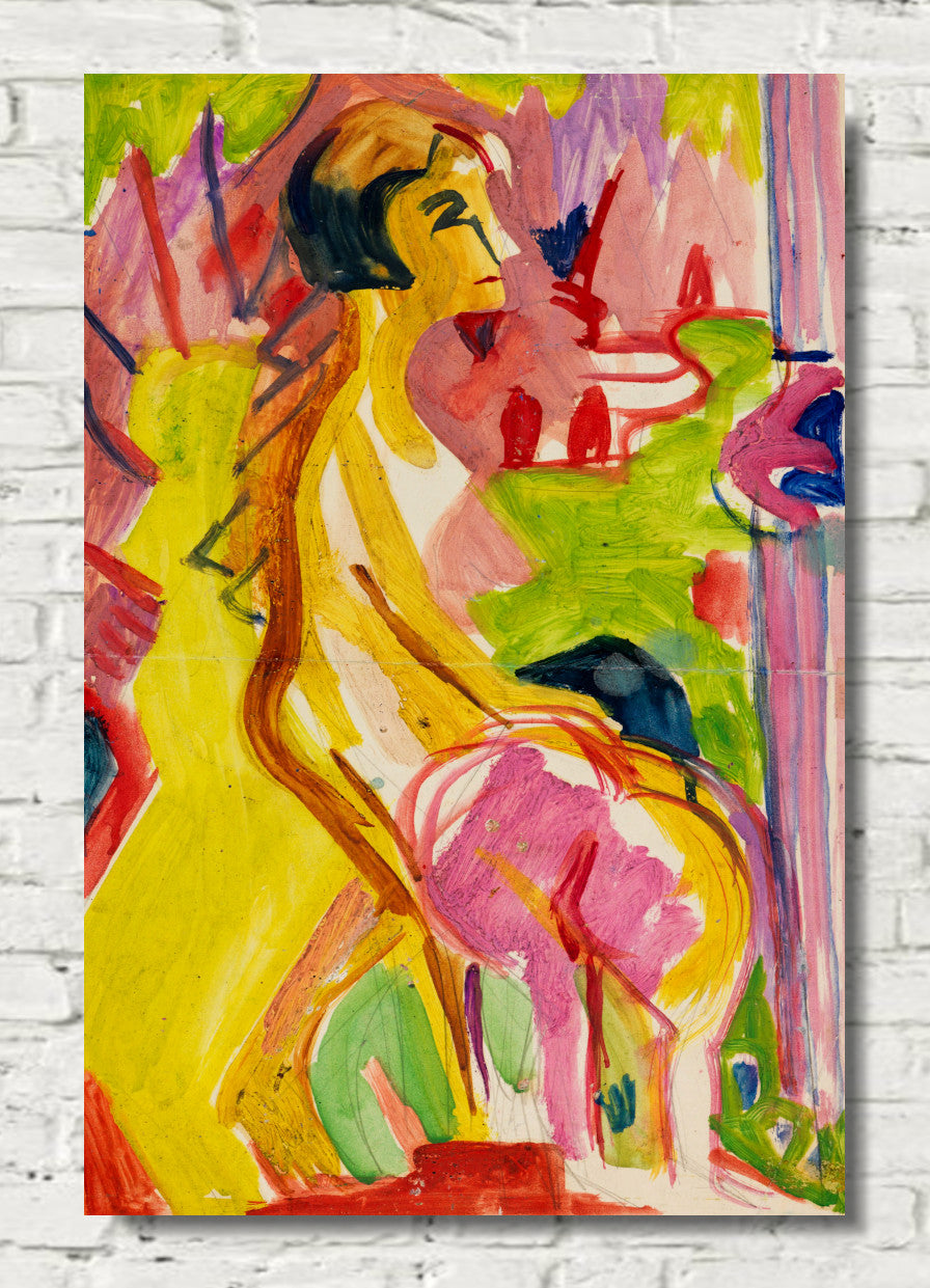 Two female nudes (1926) by Ernst Ludwig Kirchner