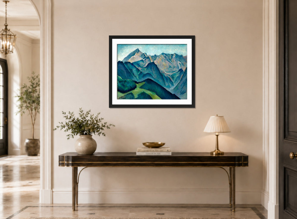Blick auf die Alpspitze (c. 1932) by Alexander Kanoldt β hallway