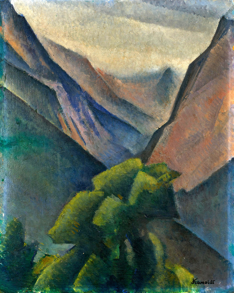 Gebirgsansicht (1930) by Alexander Kanoldt β unframed