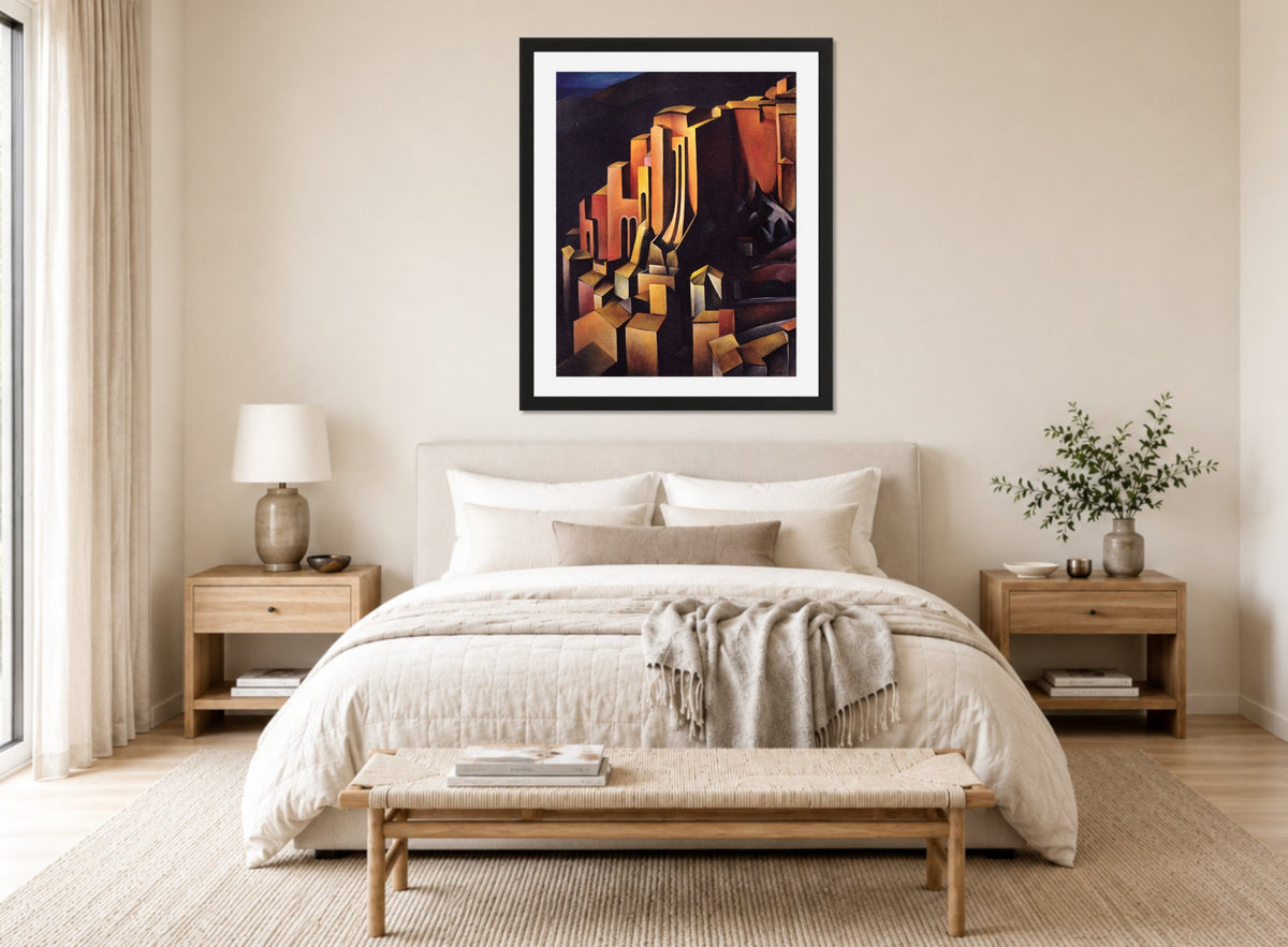Olevano (1924) by Alexander Kanoldt β bedroom