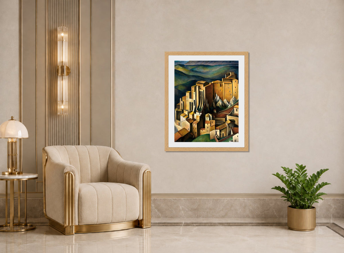 Olevano (1927) by Alexander Kanoldt β art deco roomset