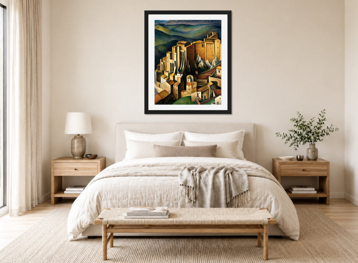 Olevano (1927) by Alexander Kanoldt β bedroom