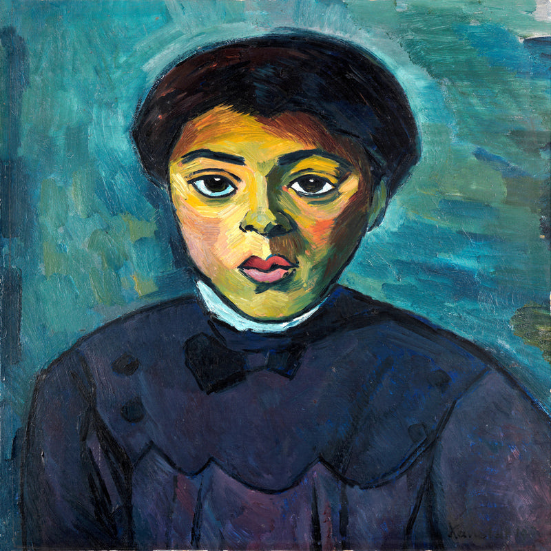 Portrait of a Girl (1911) by Alexander Kanoldt β unframed