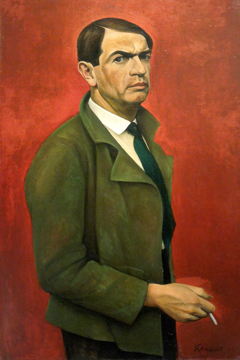 Self-Portrait (1929) by Alexander Kanoldt β unframed