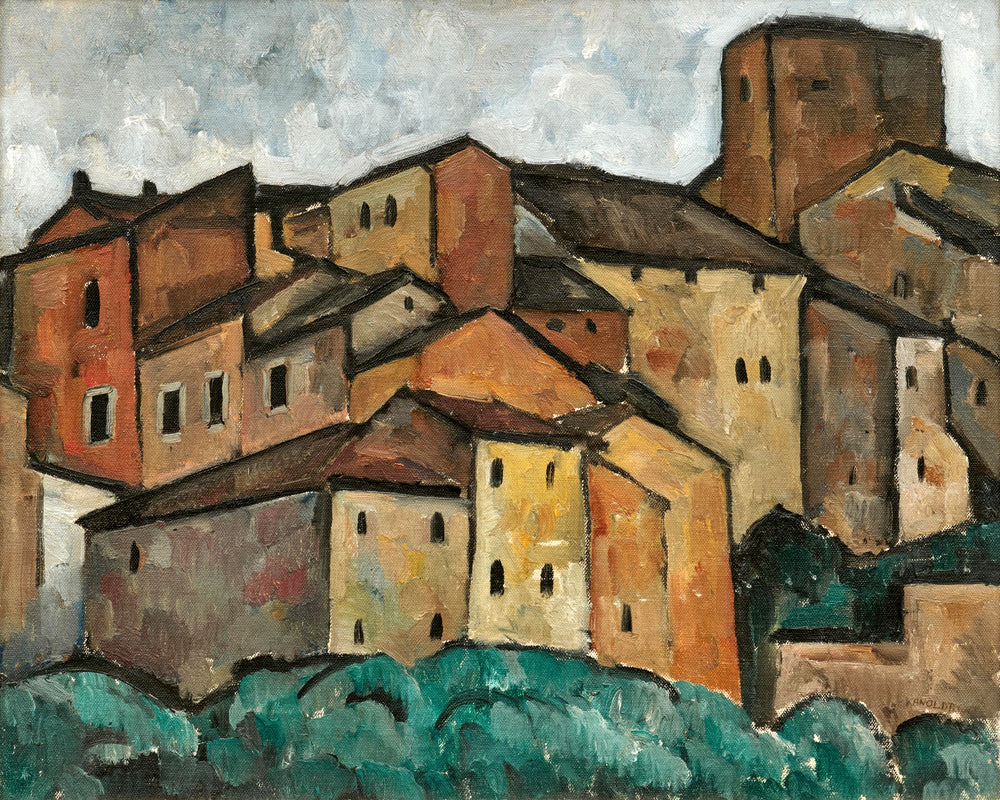 Studie San Gimignano (1913) by Alexander Kanoldt β unframed