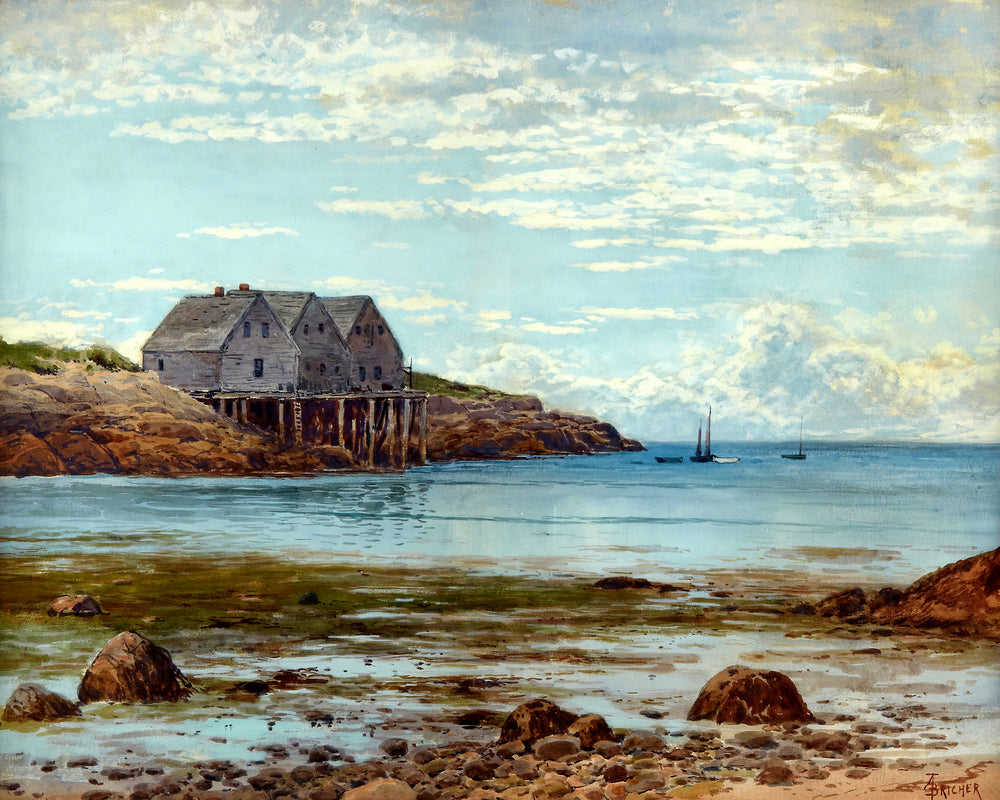 Alfred Thompson Bricher, Coastal View — unframed