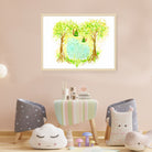 Austrian Elephants Children's Nursery Wall Art Print