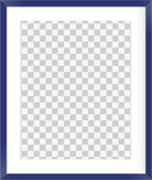 Blue Frames For Prints - Landscape, Square and Portrait Formats