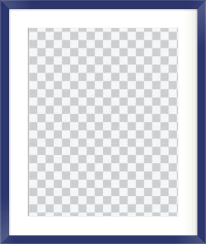 Blue Frames For Prints - Landscape, Square and Portrait Formats
