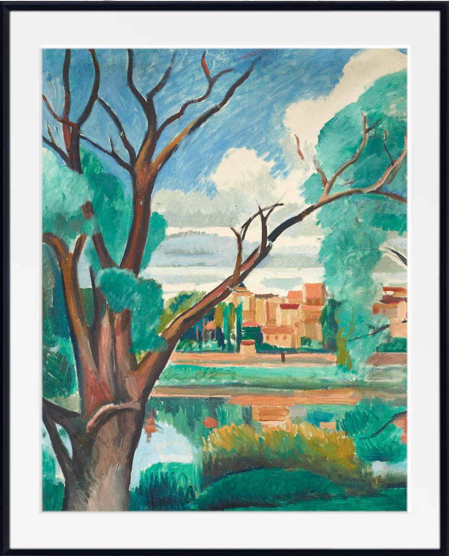 André Derain Print “Bords de Seine à Carrières-sur-Seine”