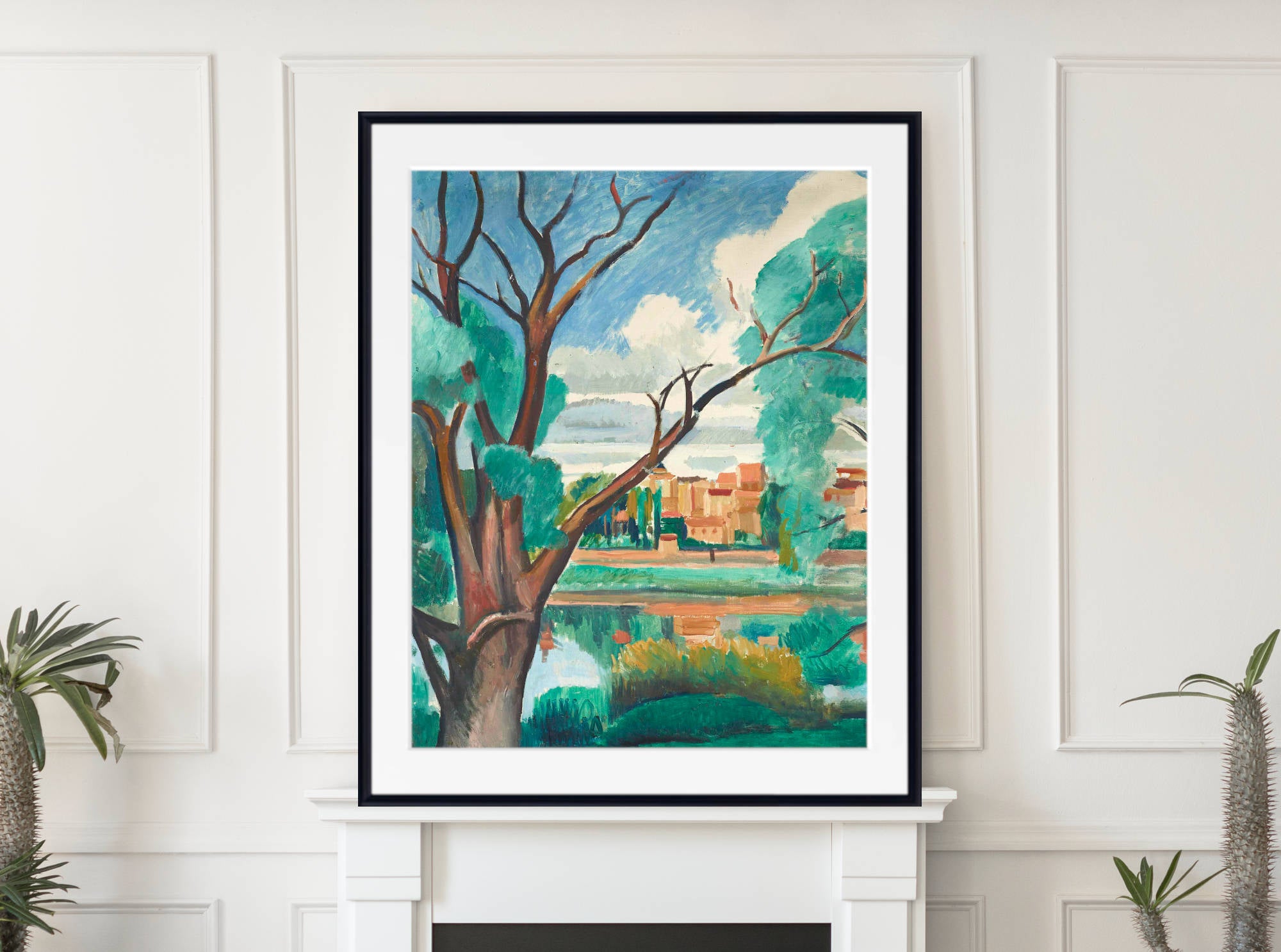 André Derain Print “Bords de Seine à Carrières-sur-Seine”