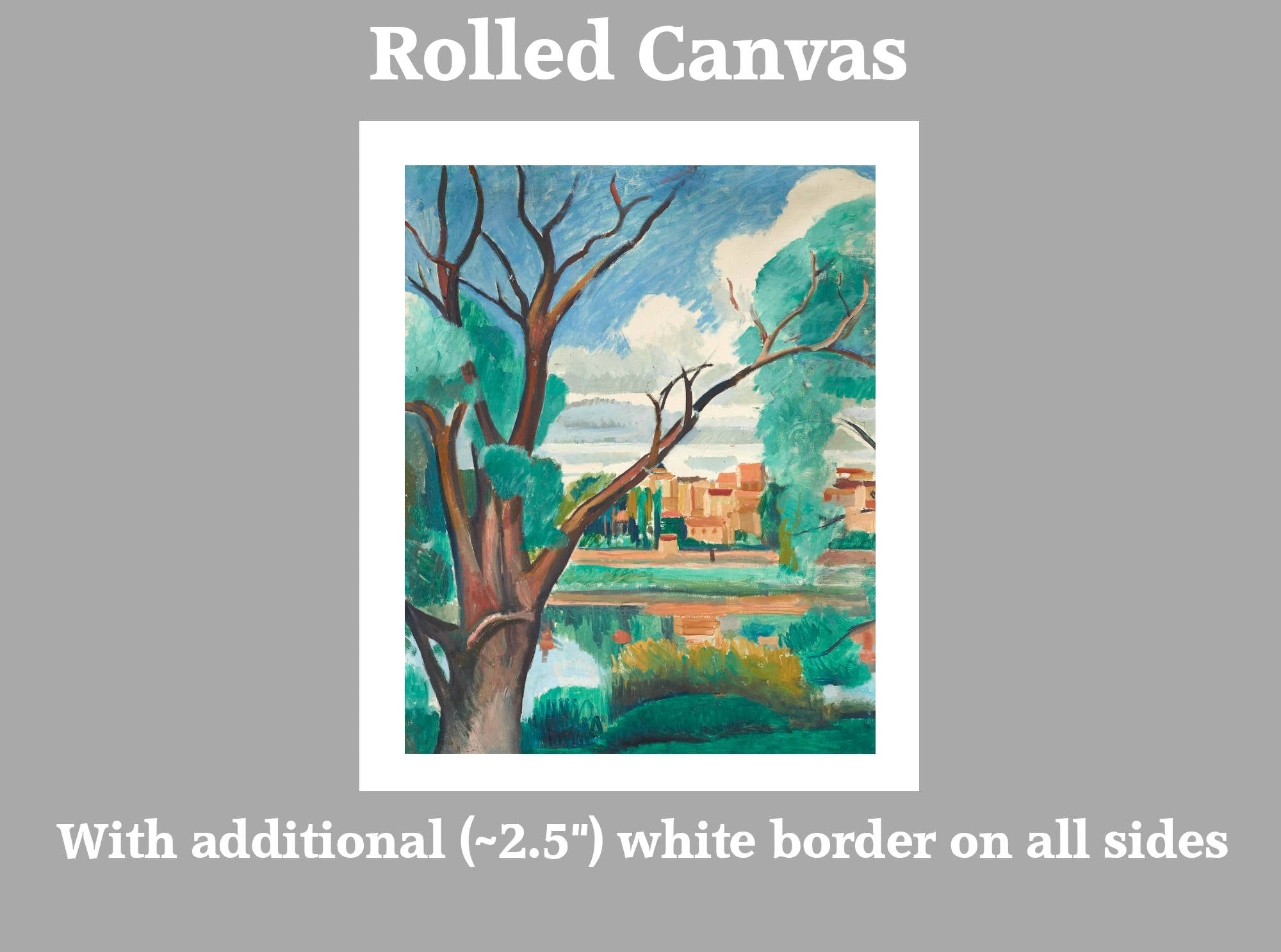 André Derain Print “Bords de Seine à Carrières-sur-Seine”