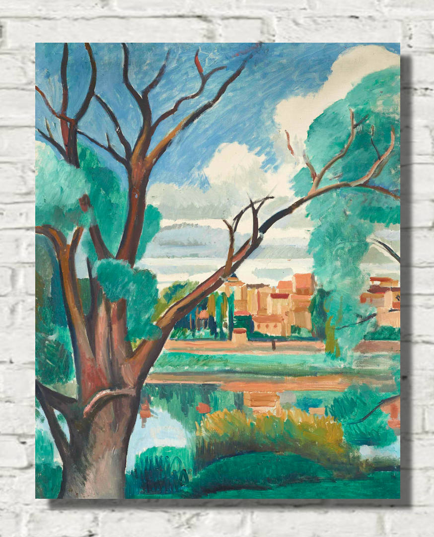 André Derain Print “Bords de Seine à Carrières-sur-Seine”