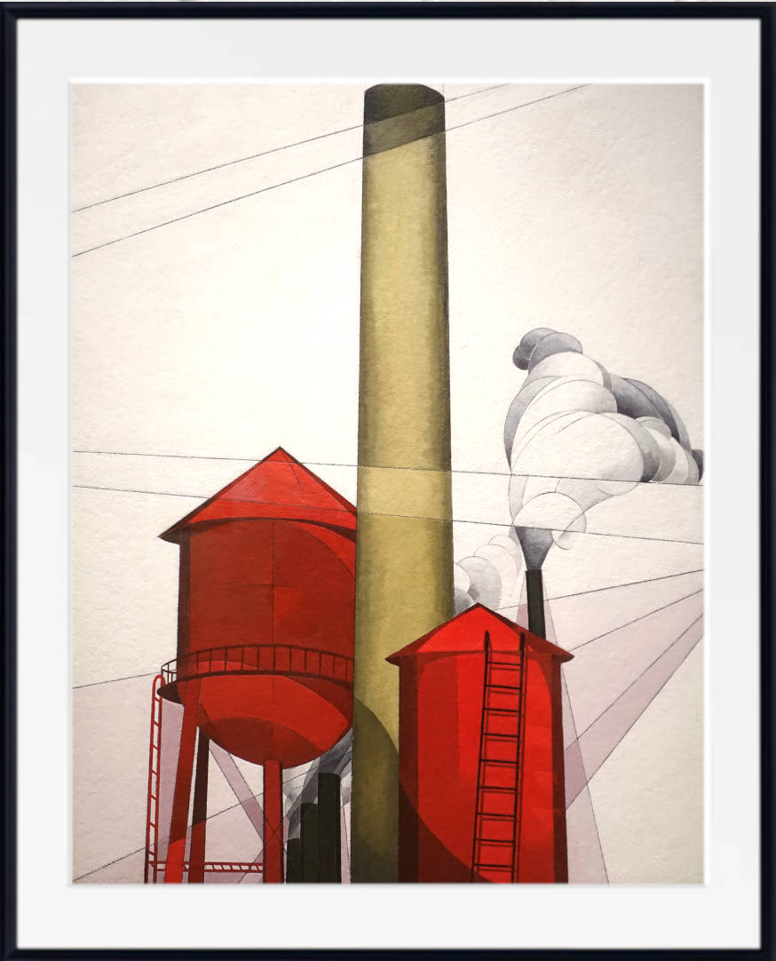 Charles Demuth Fine Art Print, Buildings