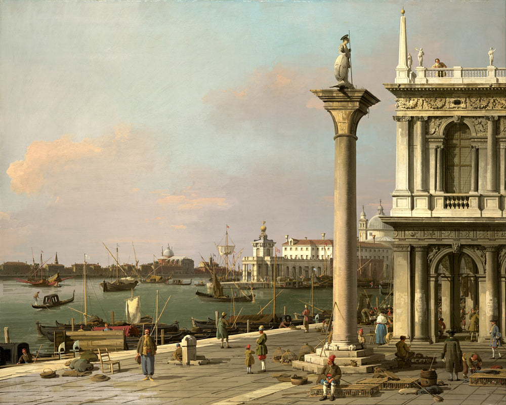 Canaletto Print, Bacino di San Marco: From the Piazzetta — unframed