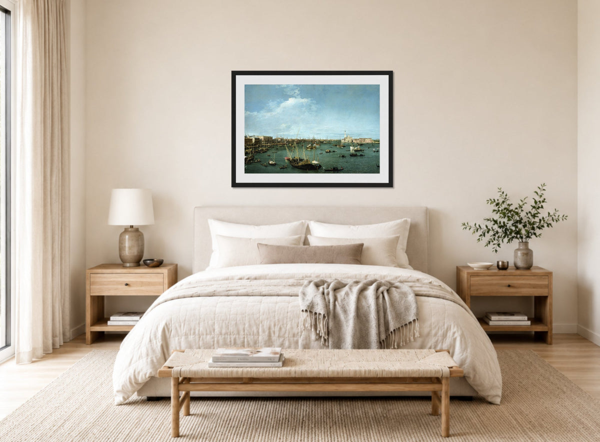 Canaletto Print, Bacino di San Marco, Venice (circa 1738) — bedroom