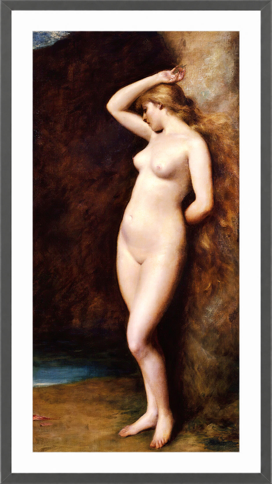 Carolus-Duran Print, Andromède (Andromeda) — dark grey frame