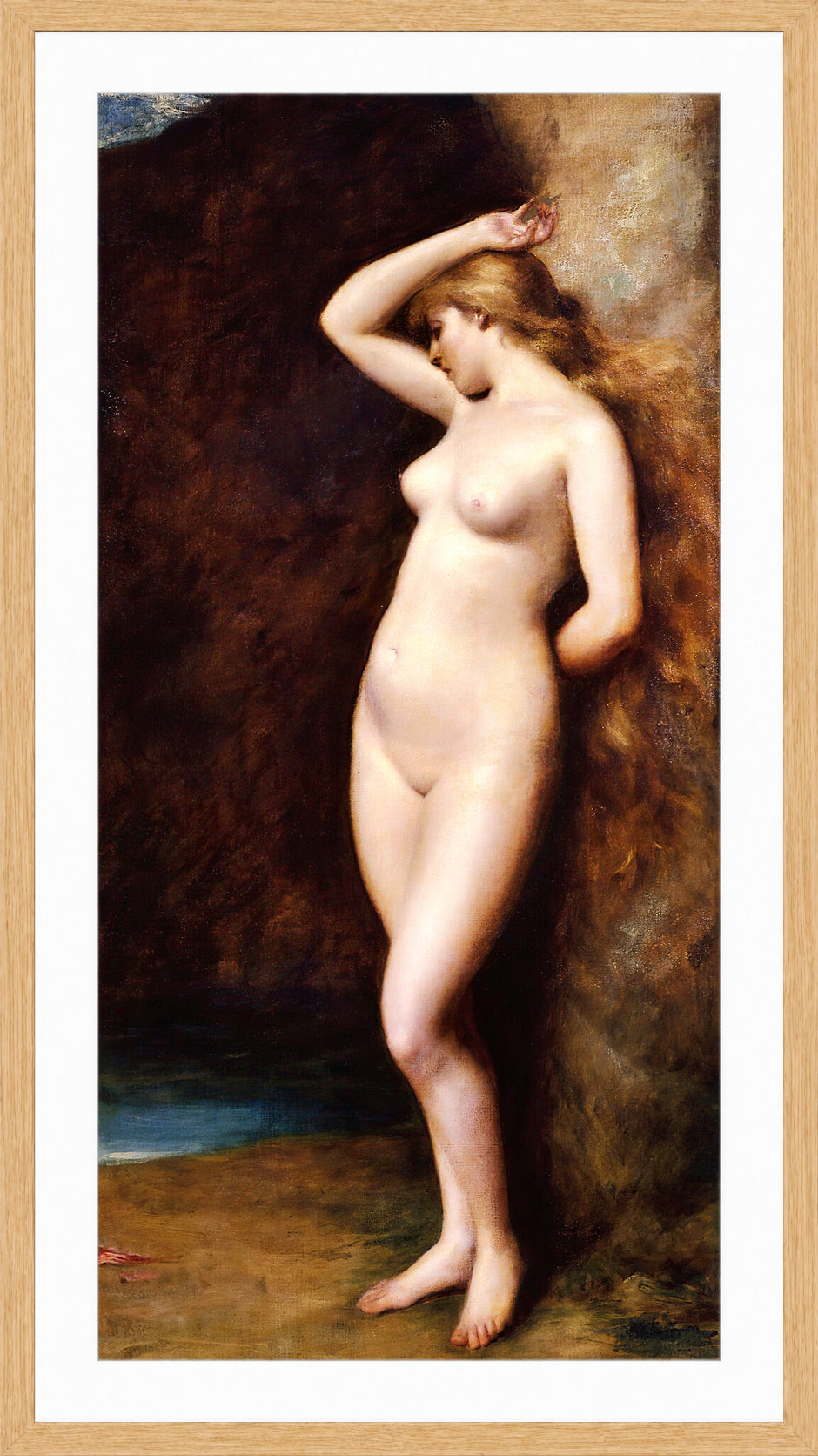 Carolus-Duran Print, Andromède (Andromeda) — oak frame
