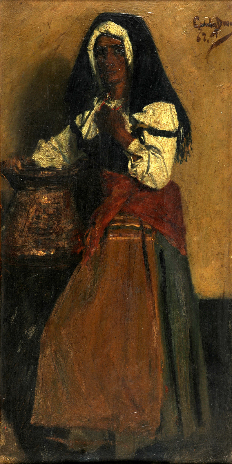 Carolus-Duran Print, Neapolitan Woman (1862) — unframed