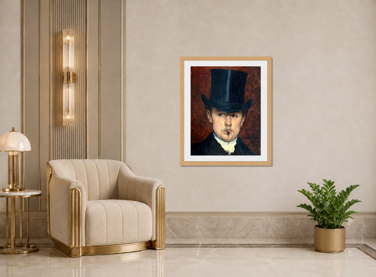 Carolus-Duran Print, Gustave Tempelaere (1871) — art deco roomset