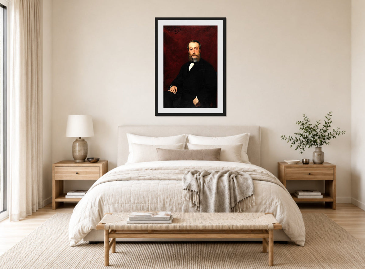 Carolus-Duran Print, Henri Alexandre Louis Pommery (1877) — bedroom