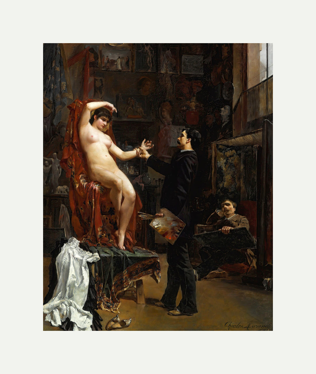 Carolus-Duran Print, Manette Salomon (1883) — rolled canvas
