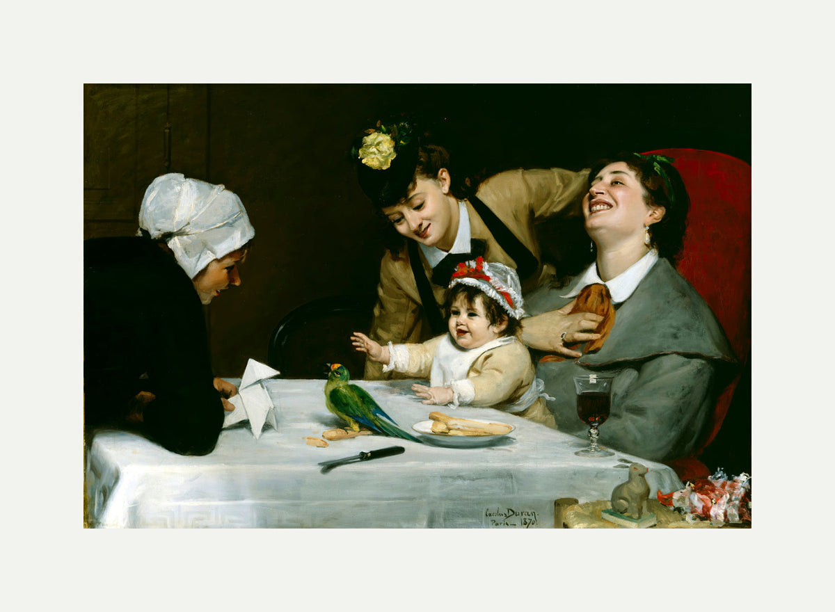 Carolus-Duran Print, Merrymakers (1870) — rolled canvas