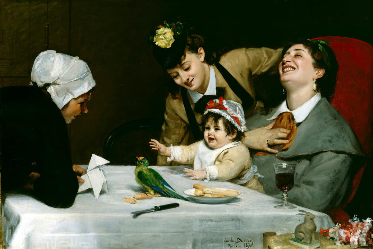 Carolus-Duran Print, Merrymakers (1870) — unframed