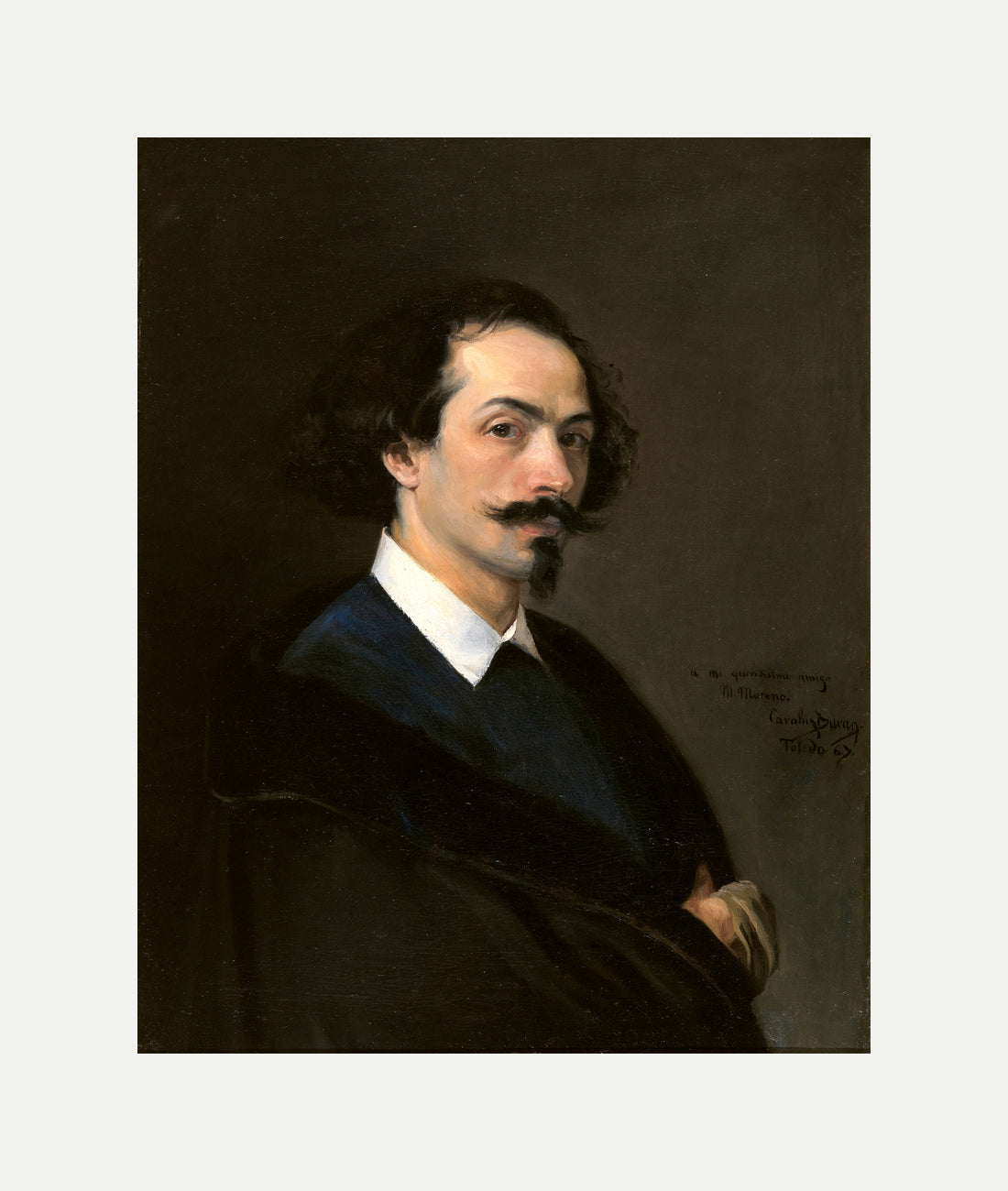 Carolus-Duran Print, Painter Matías Moreno (1867) — rolled canvas