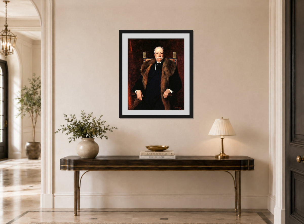 Carolus-Duran Print, Portrait of Augustus Gurnee (1910) — hallway