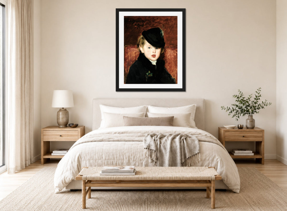 Carolus-Duran Print, Portrait of Louis Ghémar l’Aîné (1871) — bedroom