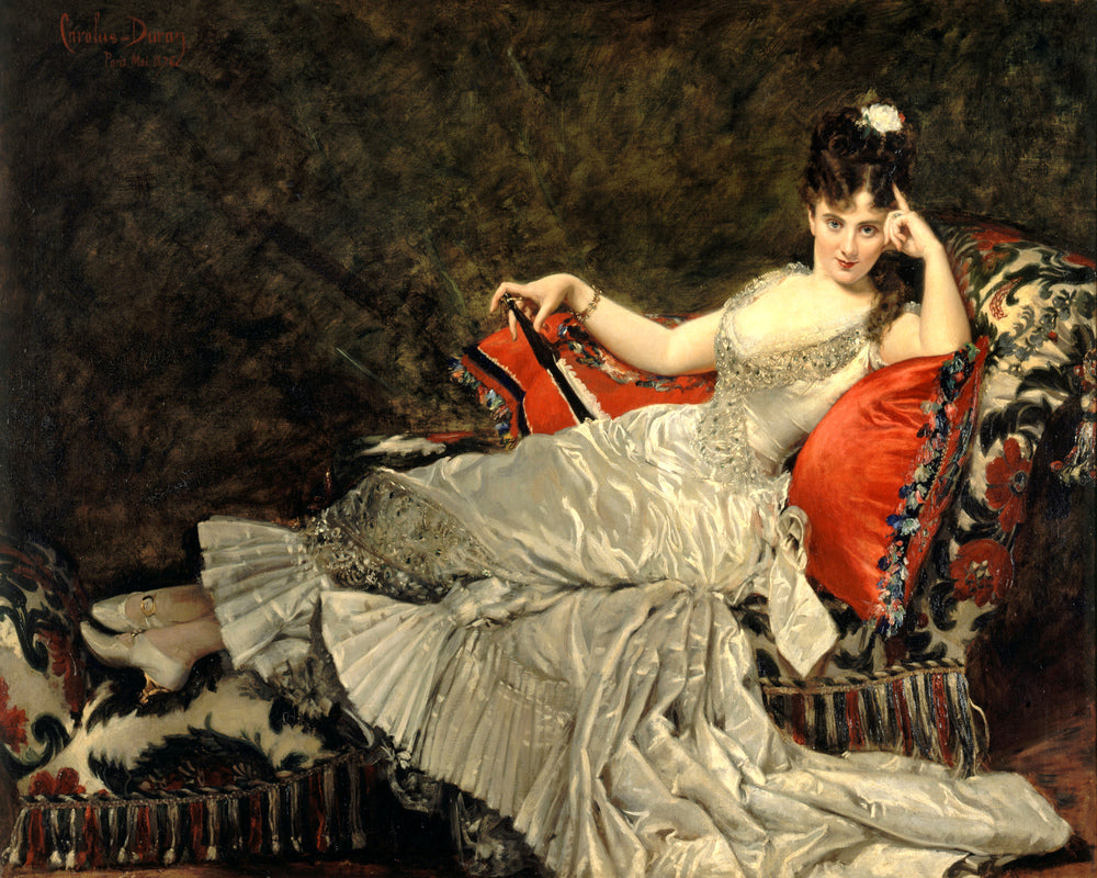 Carolus-Duran Print, Portrait of Mademoiselle de Lancey (1876) — unframed