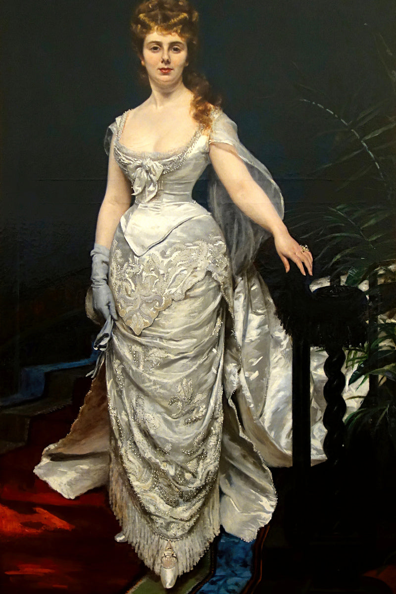 Carolus-Duran Print, Portrait of Mademoiselle X, Marquise Anforti (1875) — unframed