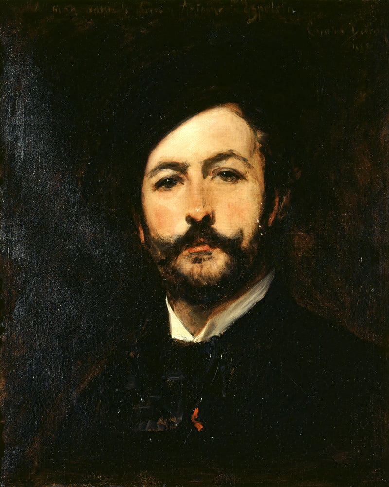 Carolus-Duran Print, Portrait of Baron Antoine d’Ezpeleta (1882) — unframed