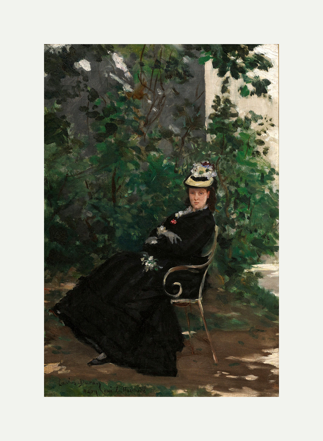 Carolus-Duran Print, Portrait of Madame Alice Hoschedé (between 1872 and 1878) — rolled canvas