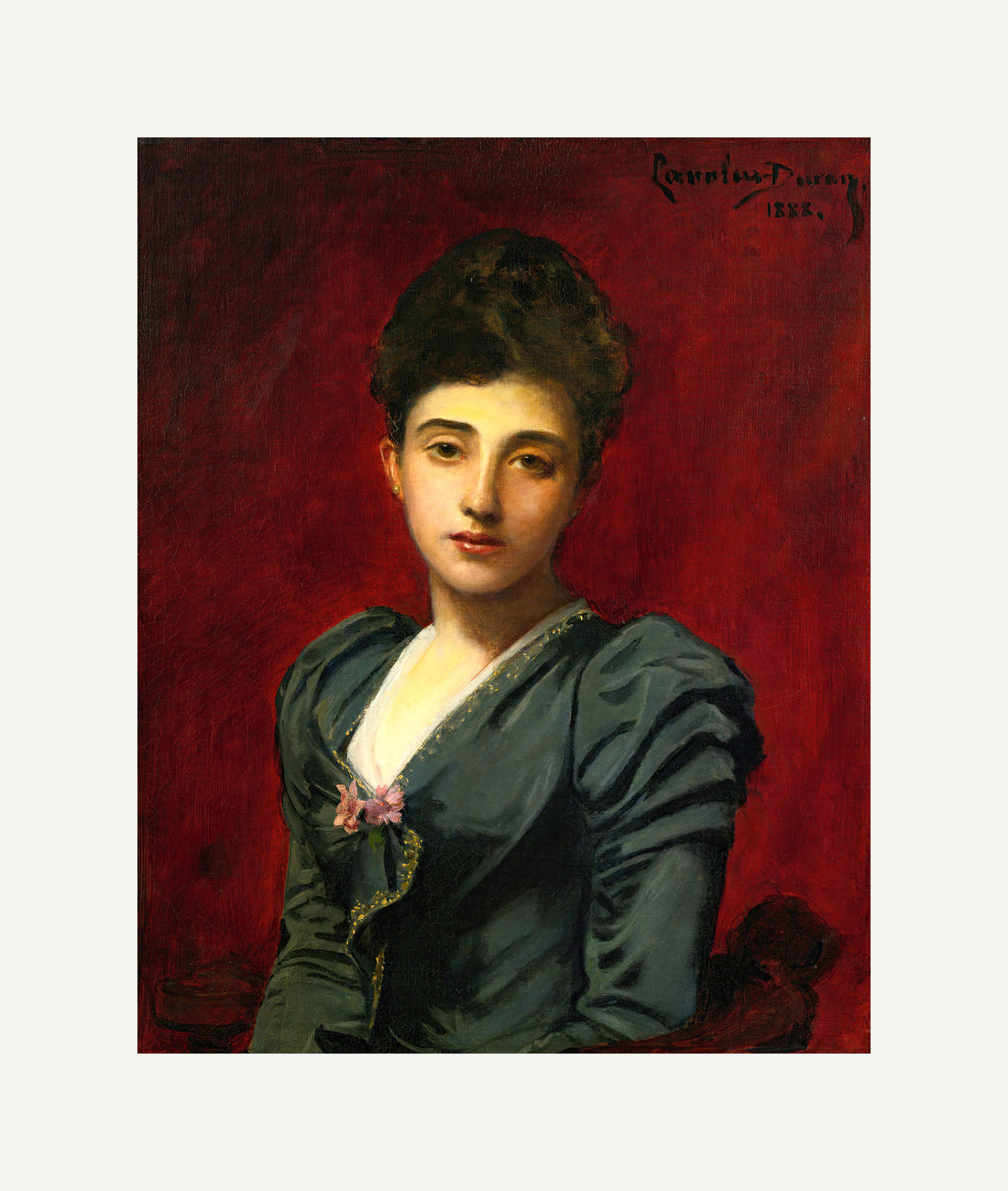 Carolus-Duran Print, Portrait of the Countess Lily de Roussy de Sales (1888) — rolled canvas