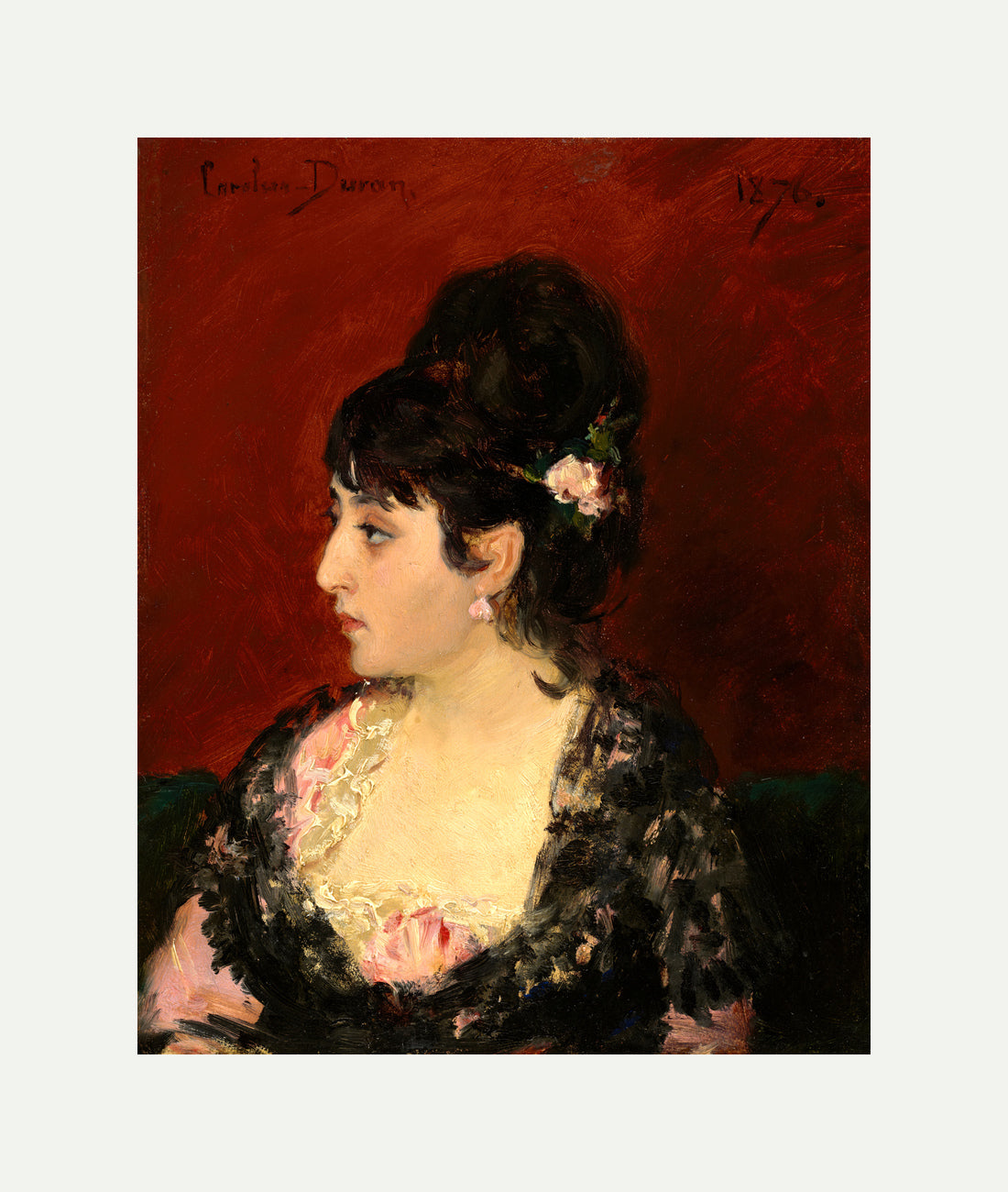 Carolus-Duran Print, Spanish Woman (1876) — rolled canvas