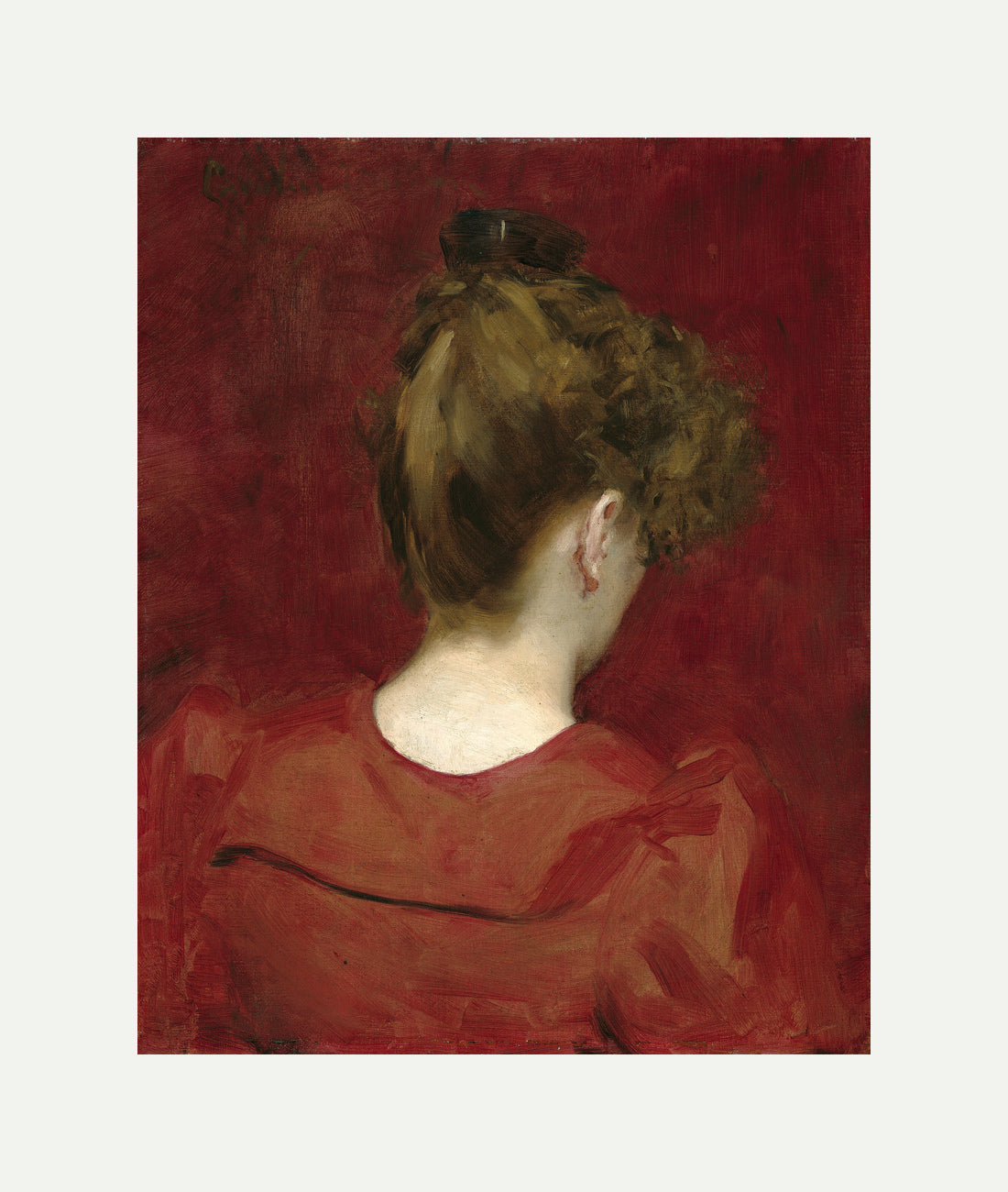 Carolus-Duran Print, Study of Lilia (1887) — rolled canvas
