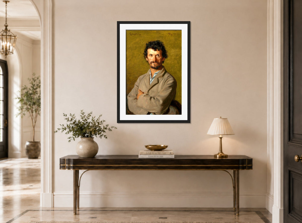 Carolus-Duran Print, The Artist’s Gardener (1893) — hallway