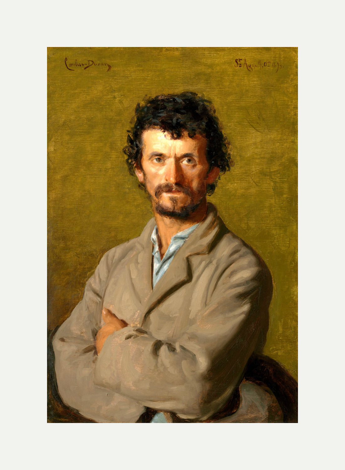 Carolus-Duran Print, The Artist’s Gardener (1893) — rolled canvas