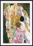 Gustav Klimt Fine Art Print, Death and Life