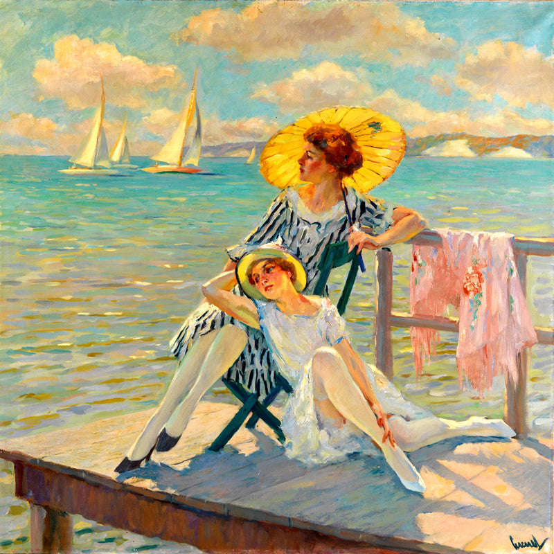 Edward Cucuel Print, In the sun (1920-1925) as an unframed print