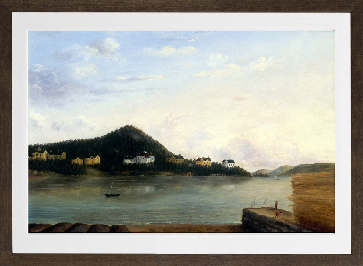 Edward Mitchell Bannister Print, Dorchester (1856) β brown frame