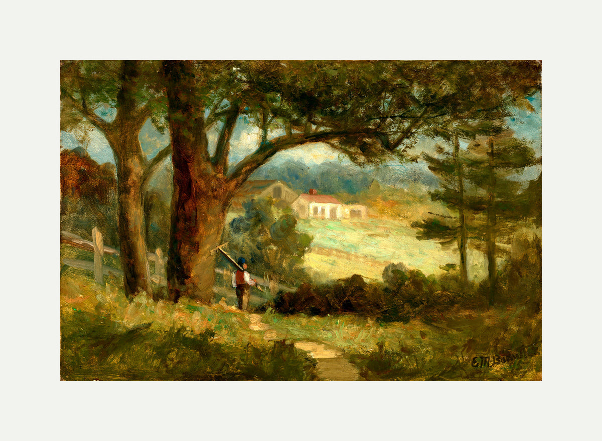 Edward Mitchell Bannister Print, Homeward (1895) — rolled canvas