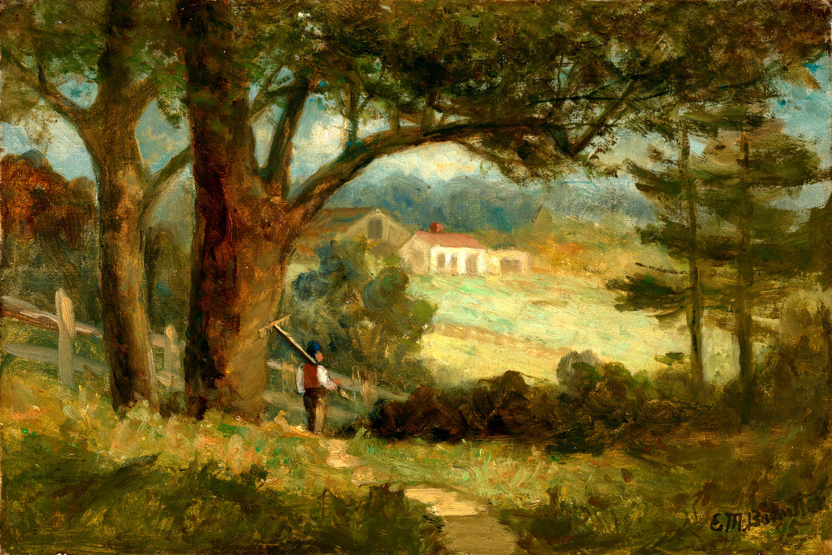 Edward Mitchell Bannister Print, Homeward (1895) — unframed