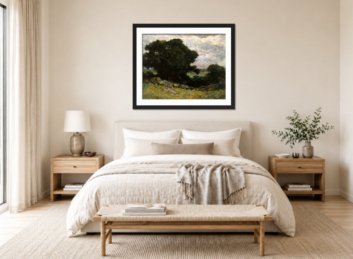 Edward Mitchell Bannister Print, Landscape — bedroom