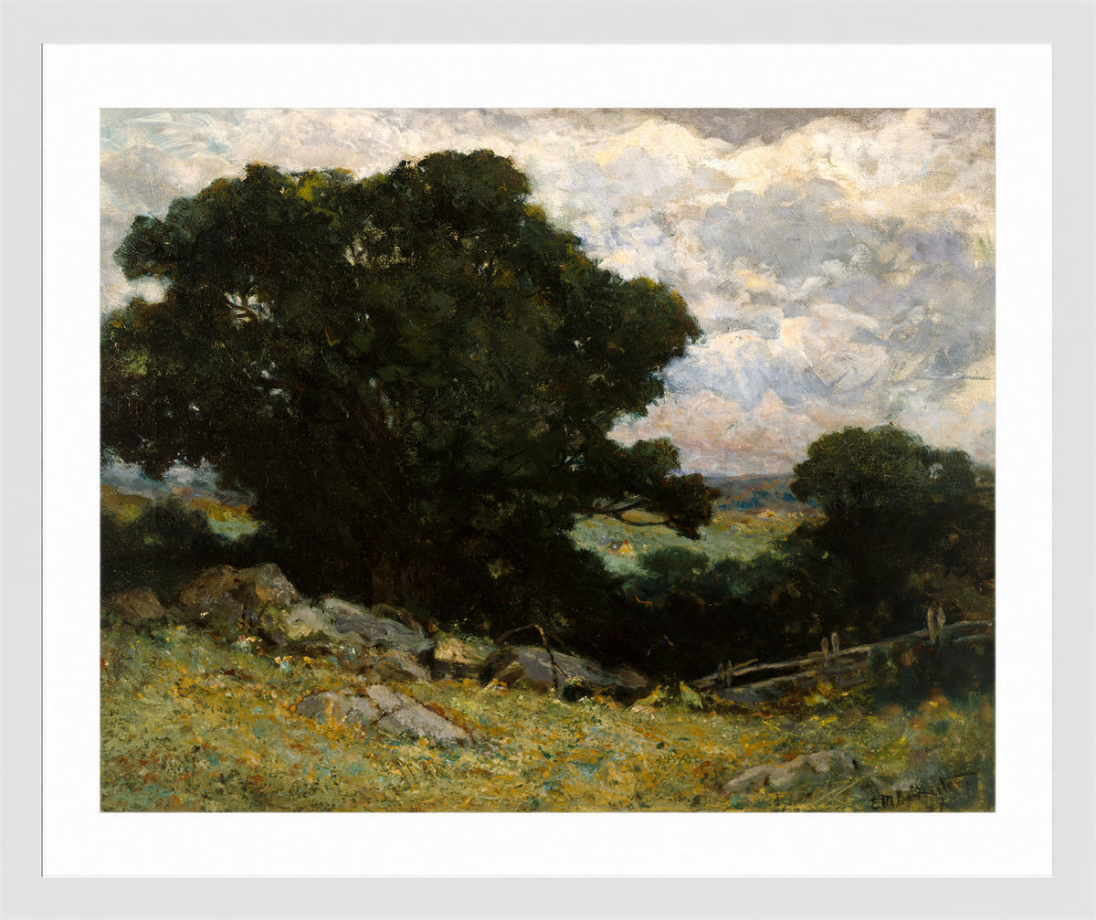 Edward Mitchell Bannister Print, Landscape — white frame