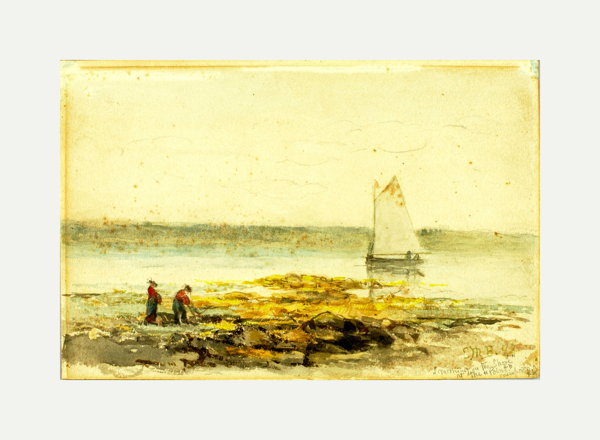 Edward Mitchell Bannister Print, Morning on the Shore (1892) — rolled canvas