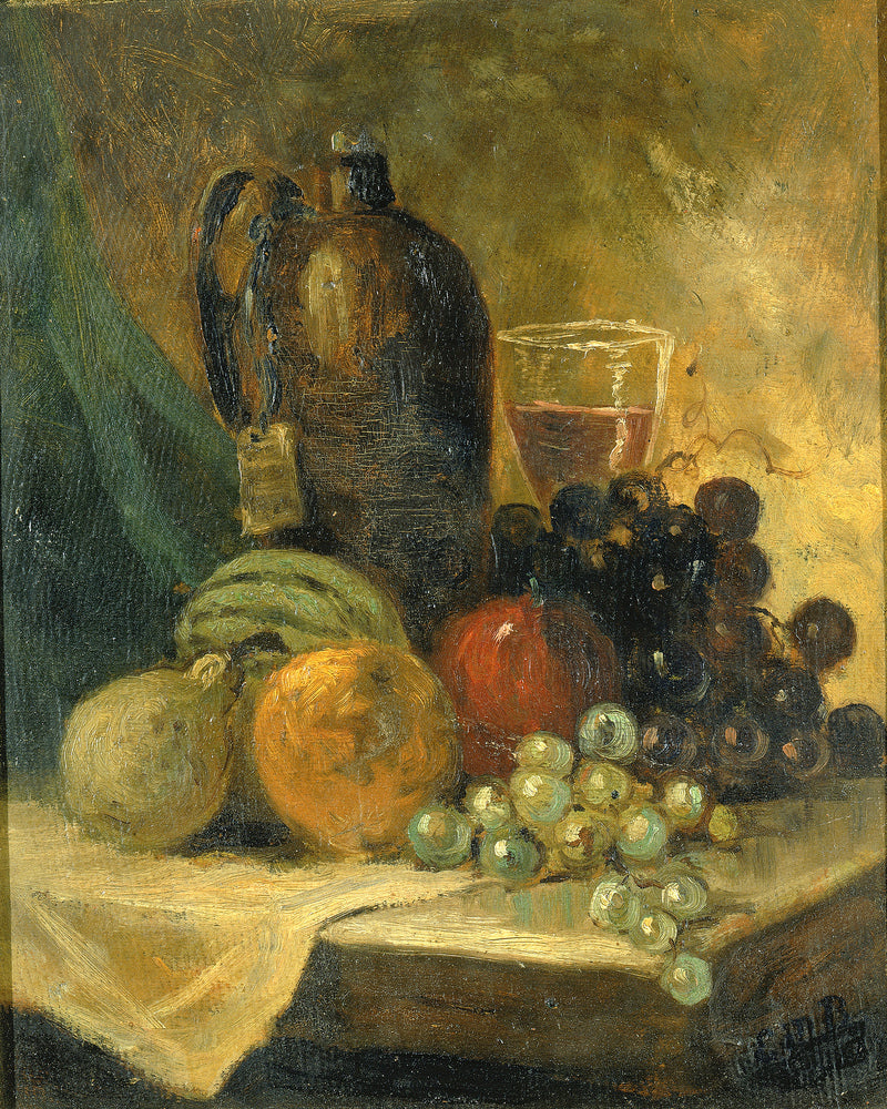 Edward Mitchell Bannister Print, Still Life — unframed