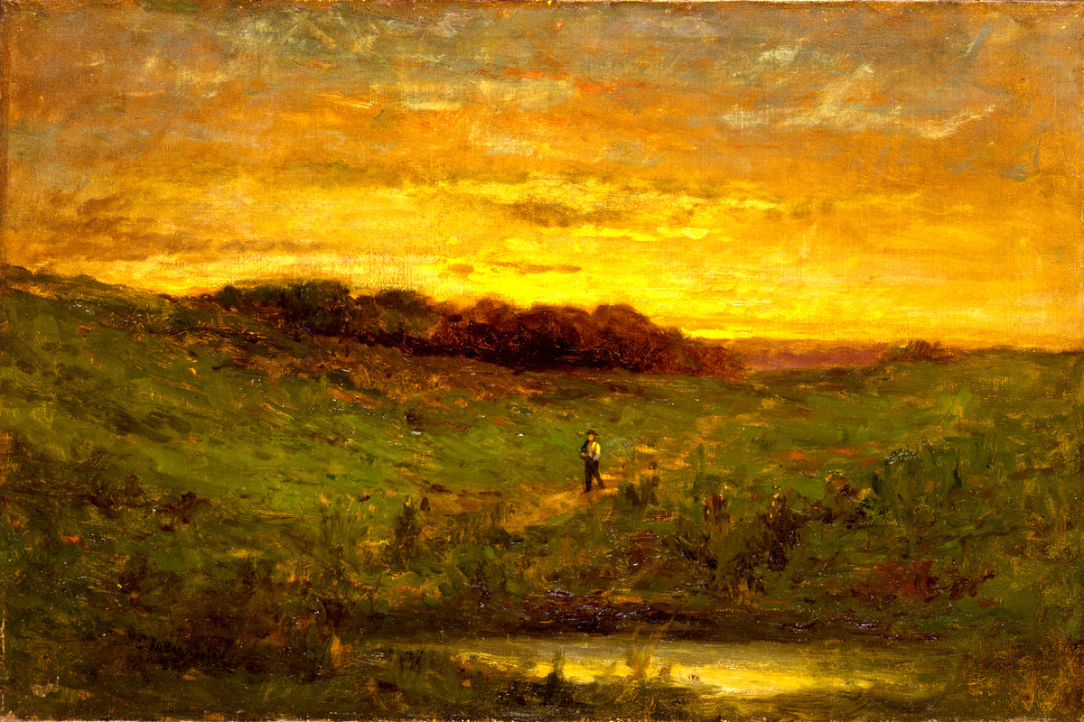 Edward Mitchell Bannister Print, Sunset (1883) β unframed